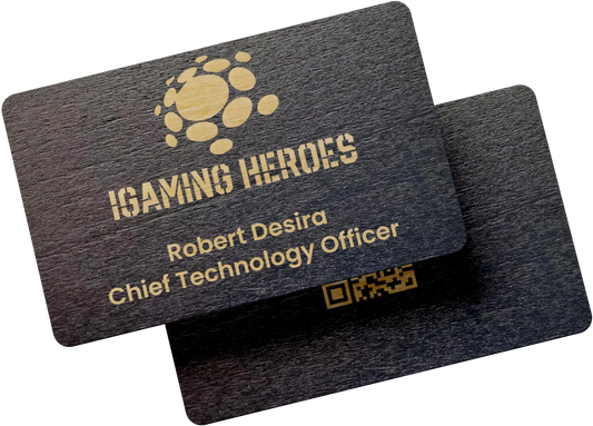 Black Bamboo NFC Business Card - Tag My Link