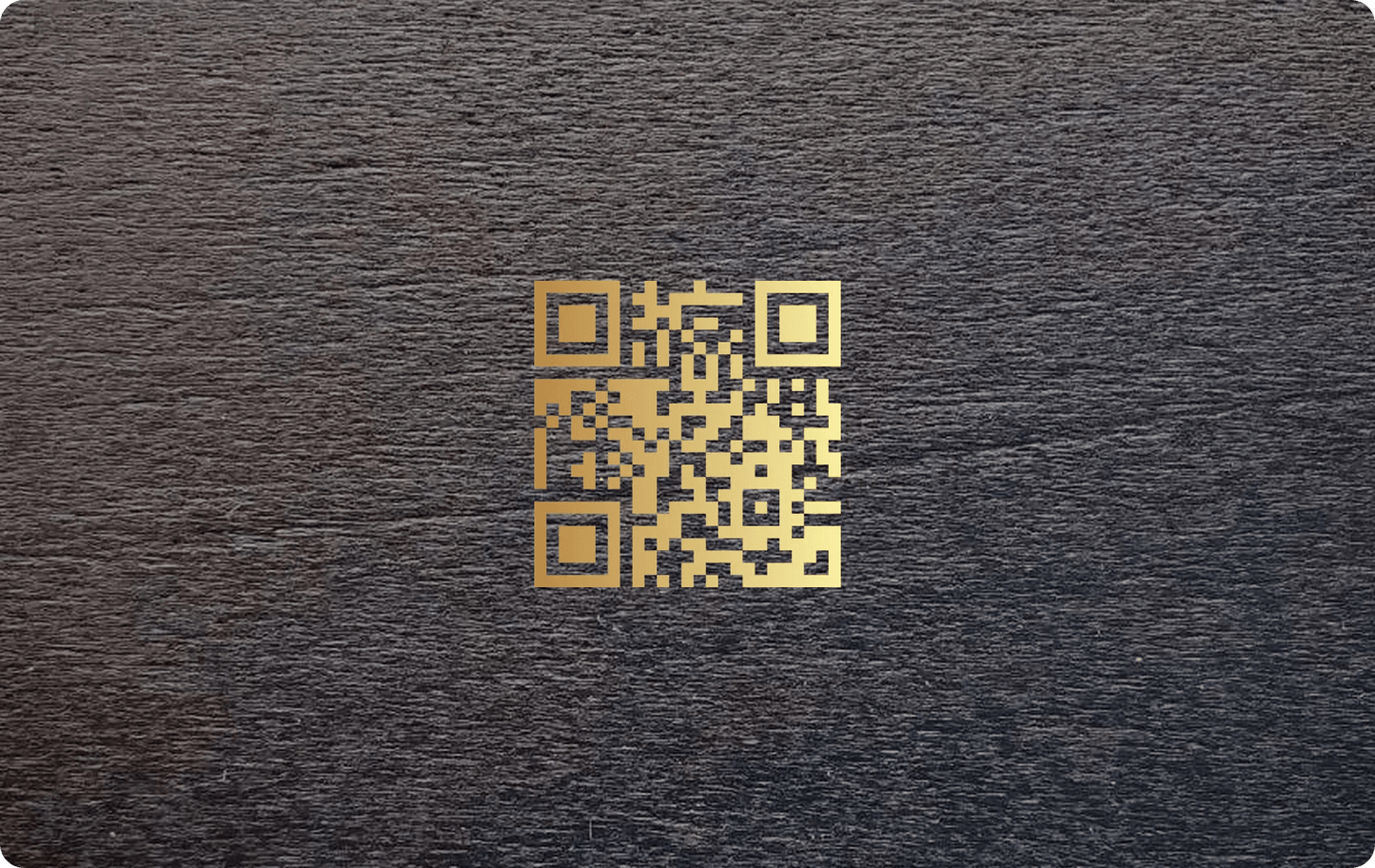 Black Bamboo NFC Business Card (Colour Printed) - Tag My Link