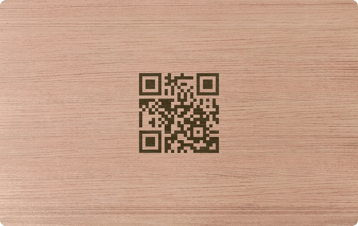 Cherry Wood NFC Business Card - Tag My Link
