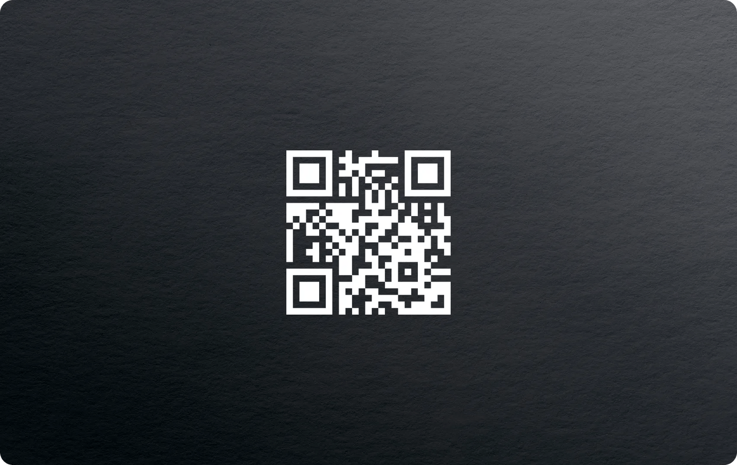 Hybrid Metal NFC Business Card (Black Edition) - Tag My Link