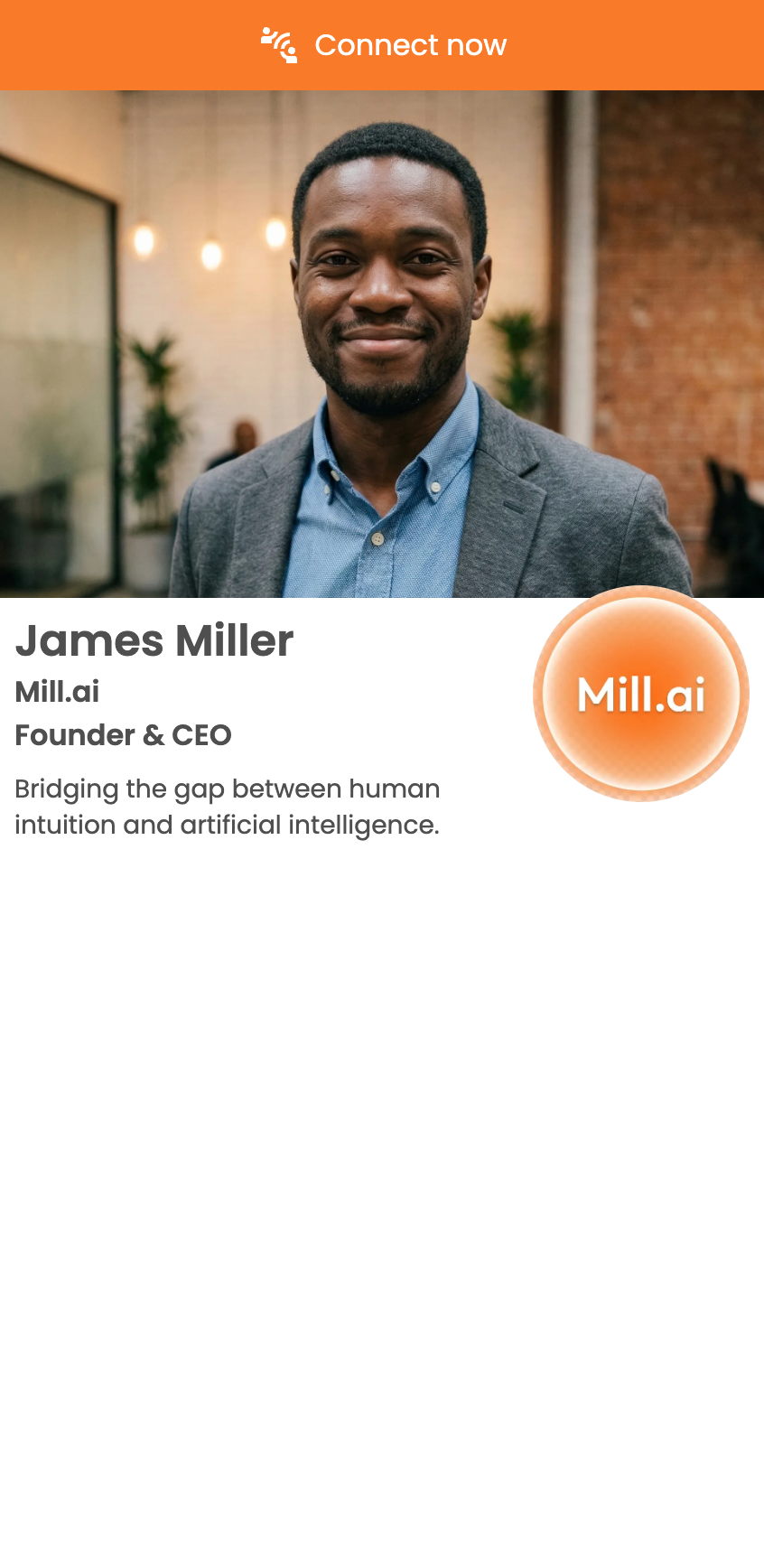 Tag My Link mobile profile editor - customize appearance