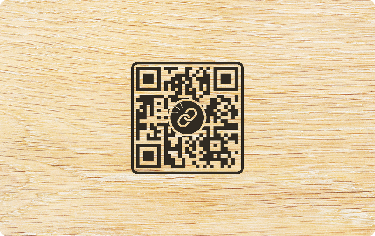 Natural Bamboo NFC Business Card (Colour Printed)