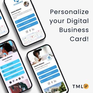personalize your digital business card in few seconds!